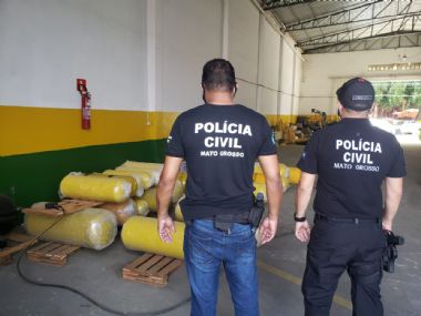Polícia fecha oficina clandestina que instalava kits GNV em Várzea Grande